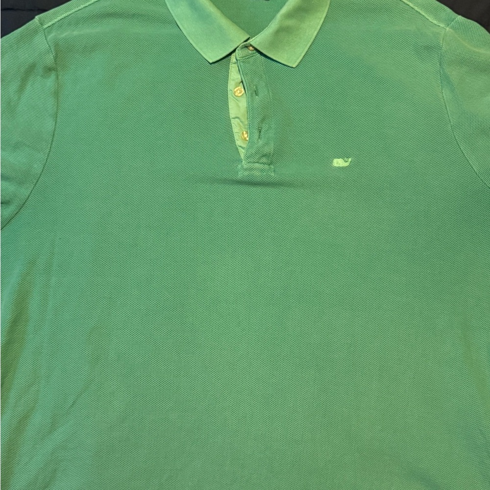 Vineyard Vines Green Polo Shirt Classic Style